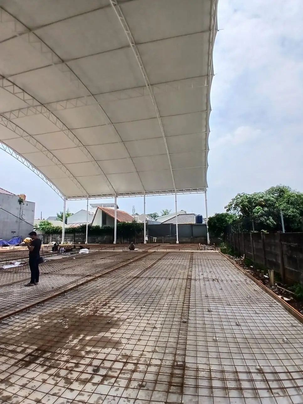 Pembangunan Lapangan Padel